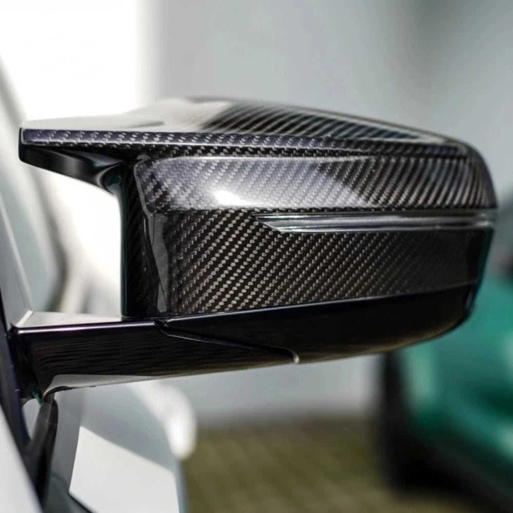 BMW G8X Dry Carbon Fiber Mirror Caps