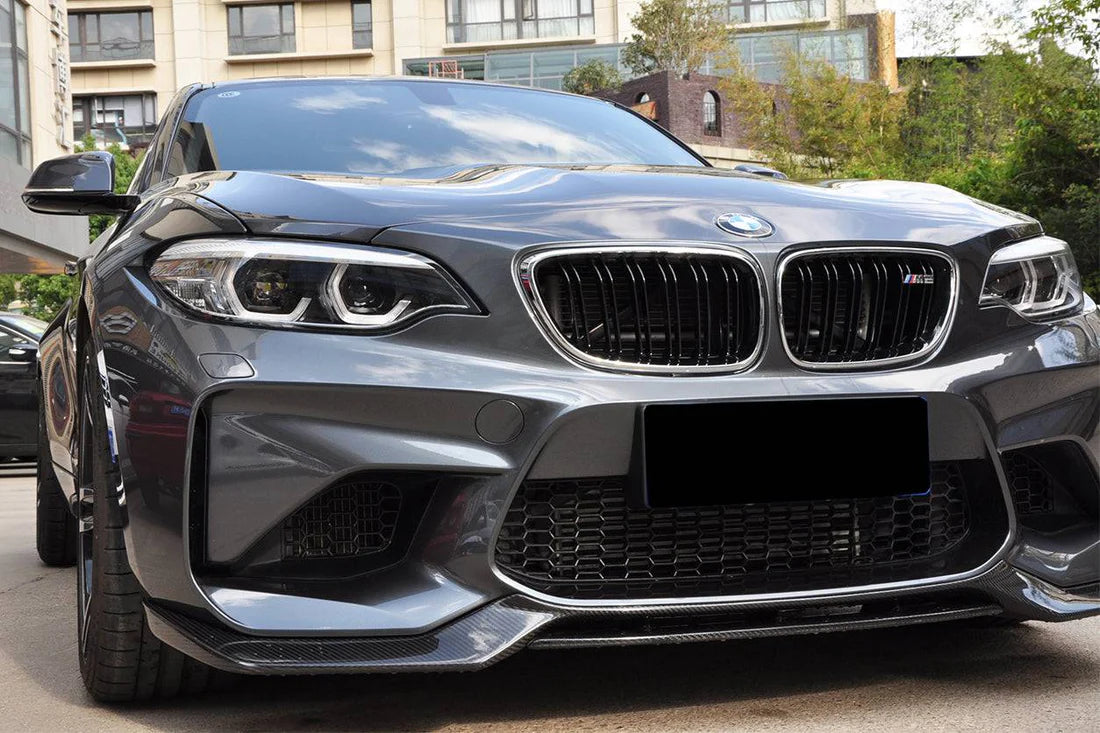 BMW F87 Carbon Fiber VRS AERO Style Front Splitter – Velocity Car Parts