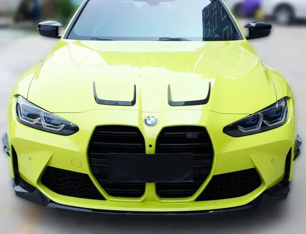 BMW G8X Dry Carbon Fiber Carbon Fiber Hood Trim