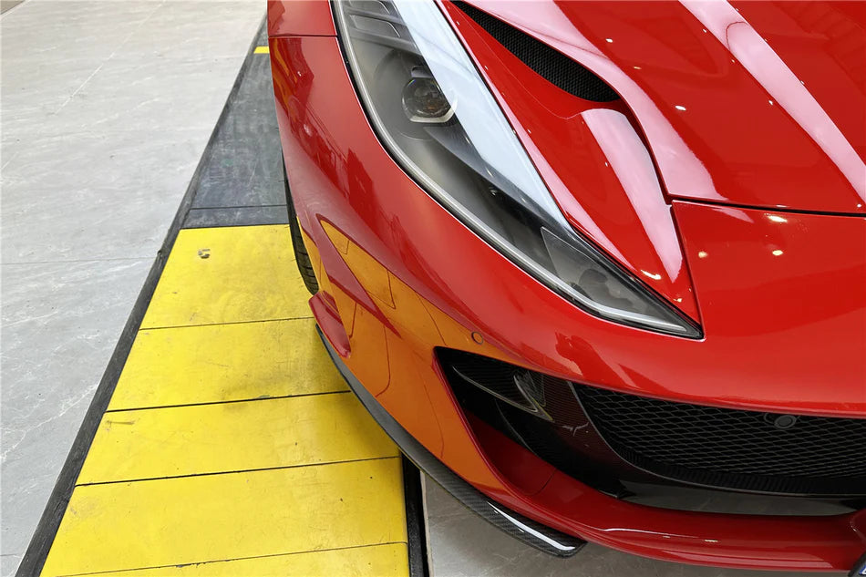 FERRARI 812 Dry Carbon Fiber Side Splitter