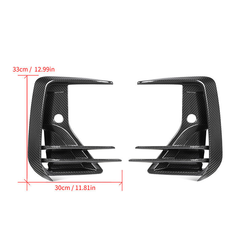 BMW G01 Dry Carbon Fiber Front Air Duct Trim