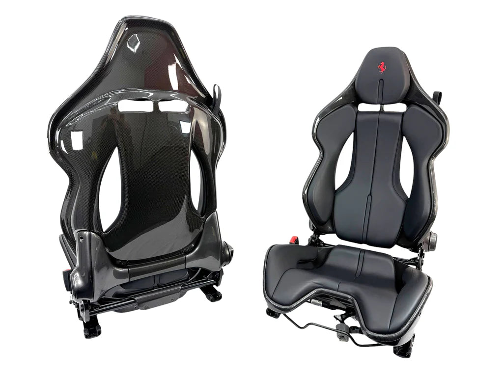 FERRARI SF90 Dry Carbon Fiber Customizable  Bucket Seats