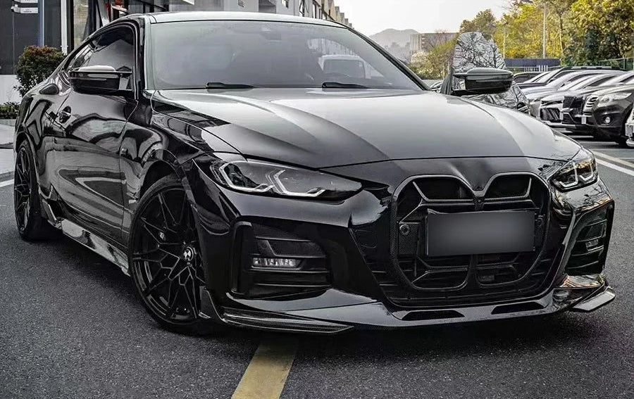 BMW G22 Dry Carbon Fiber 3pc Front Splitter