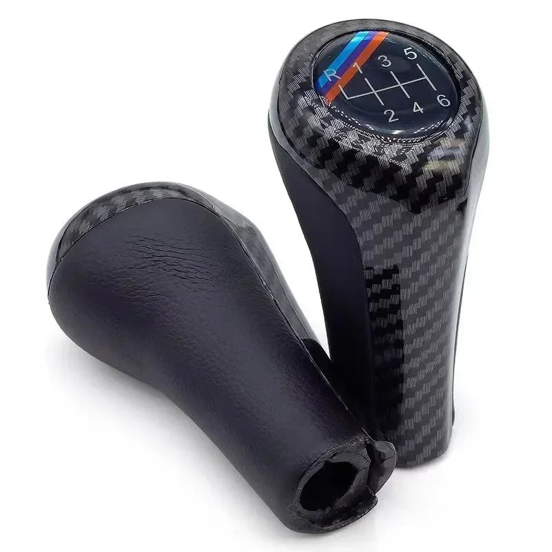 BMW E30-E92 Carbon Fiber & Leather Gear Shift Knob