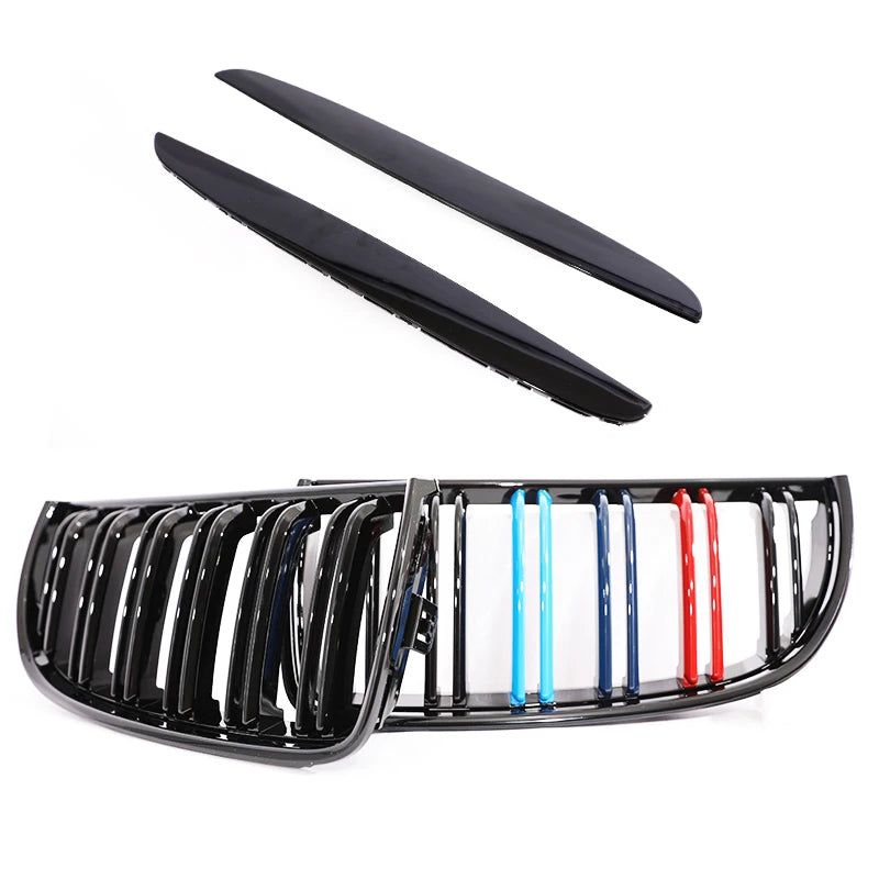 BMW E90 Carbon Fiber Front Grille W/ M Stripe