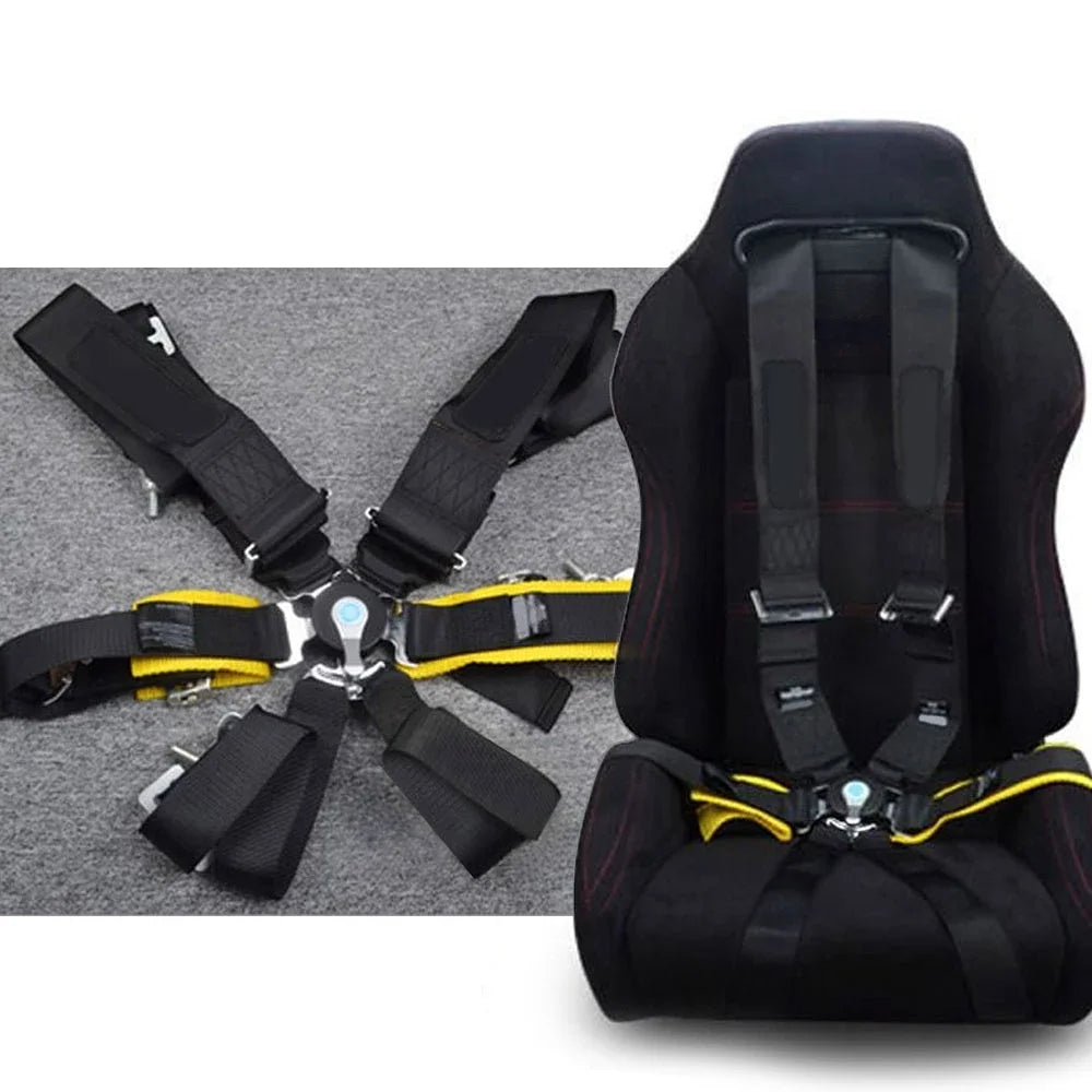 Camlock Quick Release 6 Point Racing Harness