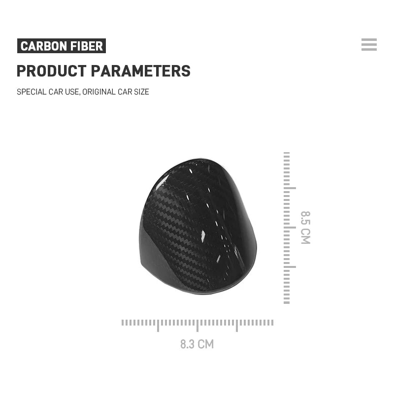 PORSCHE 992 Carbon Fiber Chrono Clock Housing
