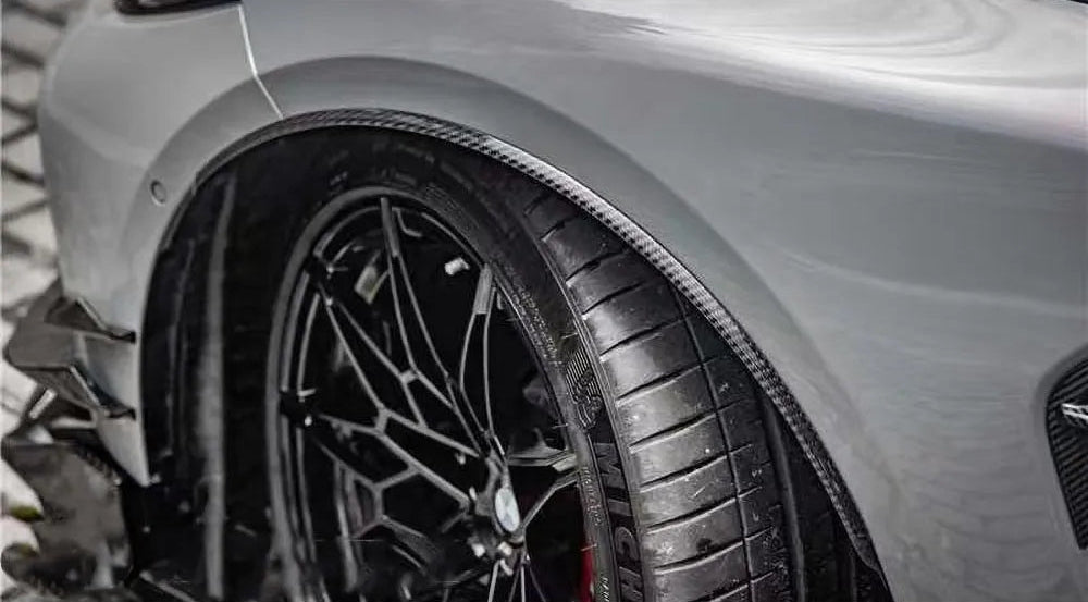 BMW G8X Dry Carbon Fiber Fender Wheel Well Arch Trim