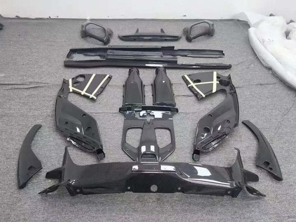 FERRARI 812 Dry Carbon Fiber Full Engine Interior Kit
