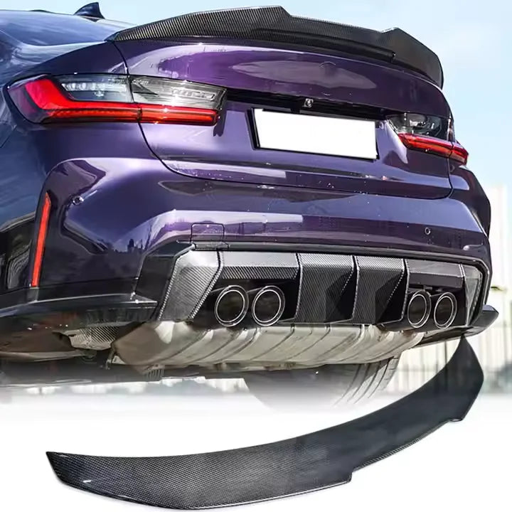 BMW G80 Dry Carbon Fiber Trunk Wing