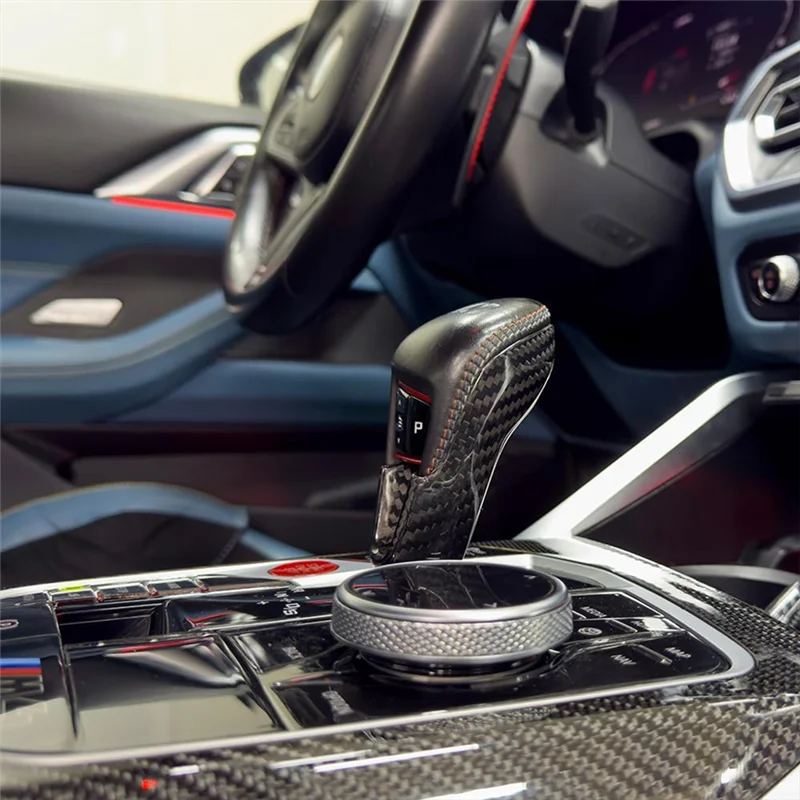 BMW G8X Carbon Fiber Gear Shift Knob Trim