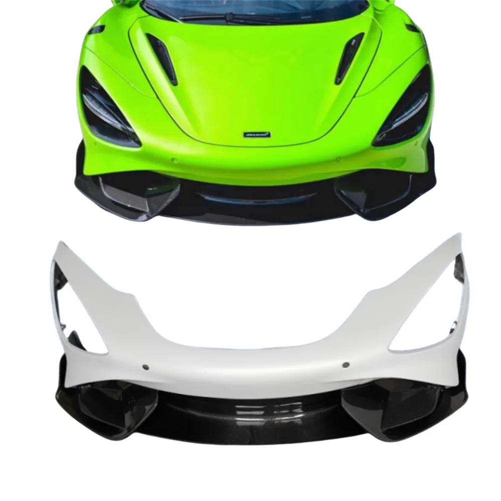 MCLAREN 765LT Style Semi Carbon Front Bumper