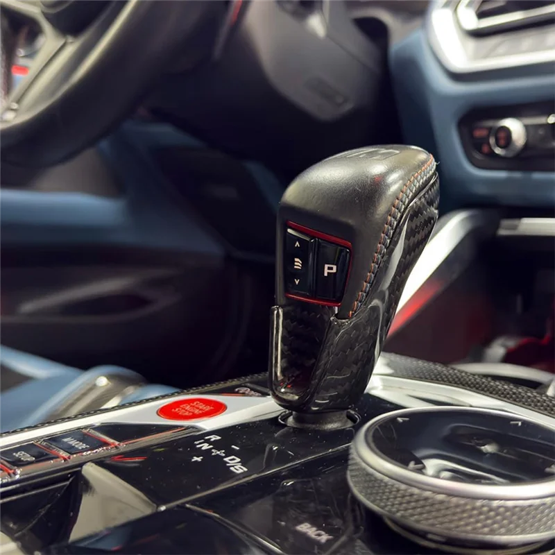 BMW G8X Carbon Fiber Gear Shift Knob Trim