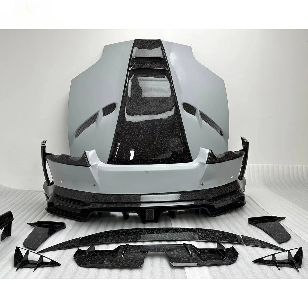 FERRARI 812 Partial Dry Forged Carbon Fiber Mansori Style Body Kit