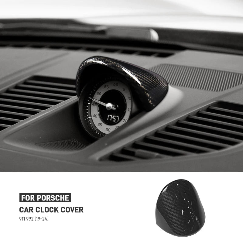 PORSCHE 992 Carbon Fiber Chrono Clock Housing