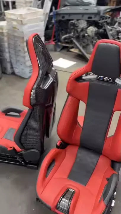 BMW G8X Carbon Fiber Customizable Bucket Seats