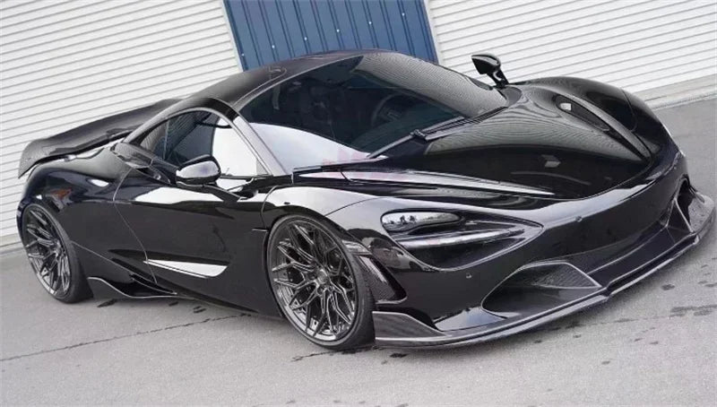 MCLAREN 720S  Dry Carbon Fiber V Style Back Side Skirt