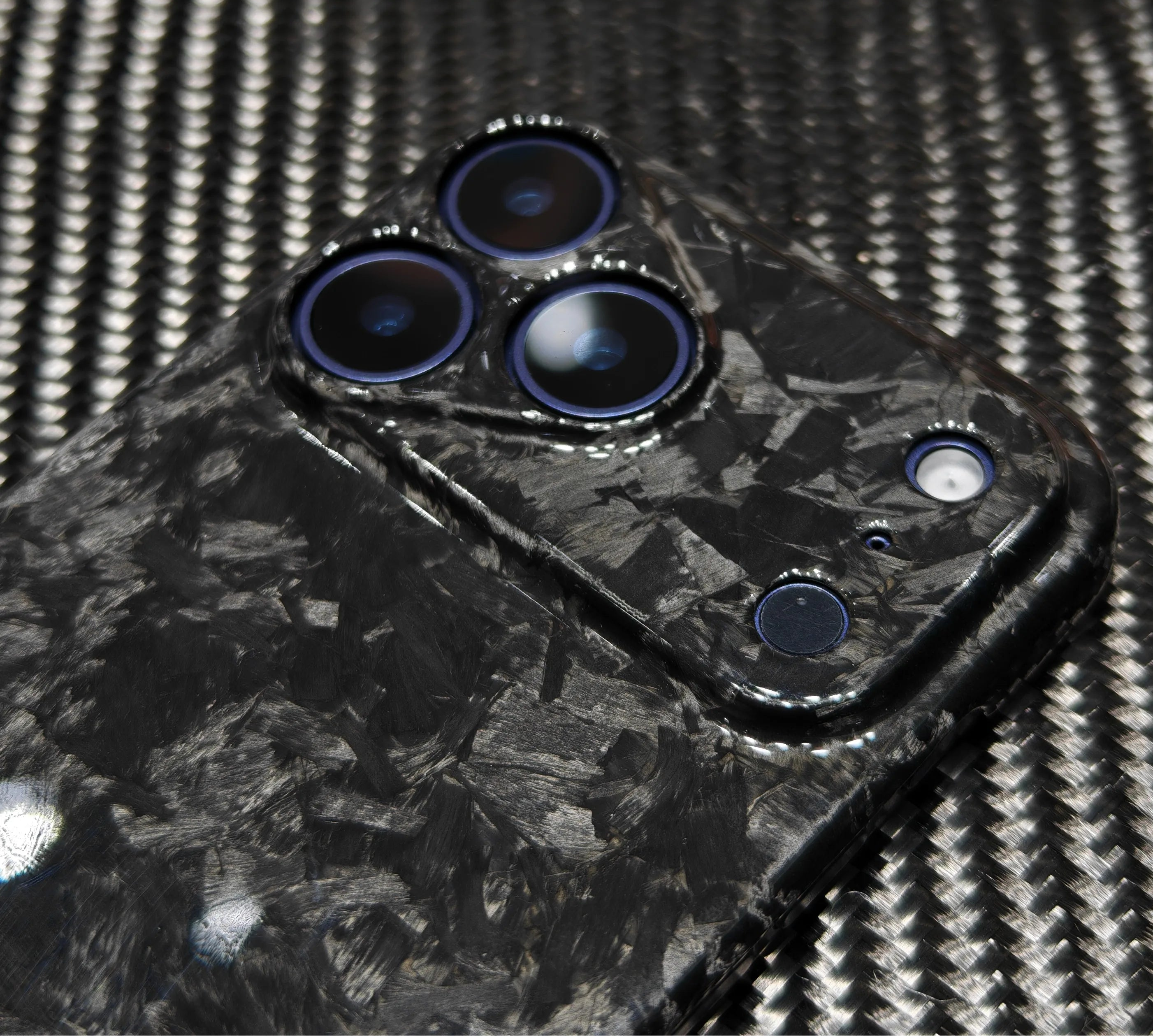 iPhone 17 Pro/Pro Max Forged Carbon Fiber Phone Case