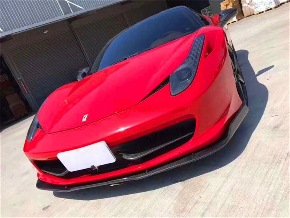 FERRARI 458 Carbon Fiber Front Side Canards