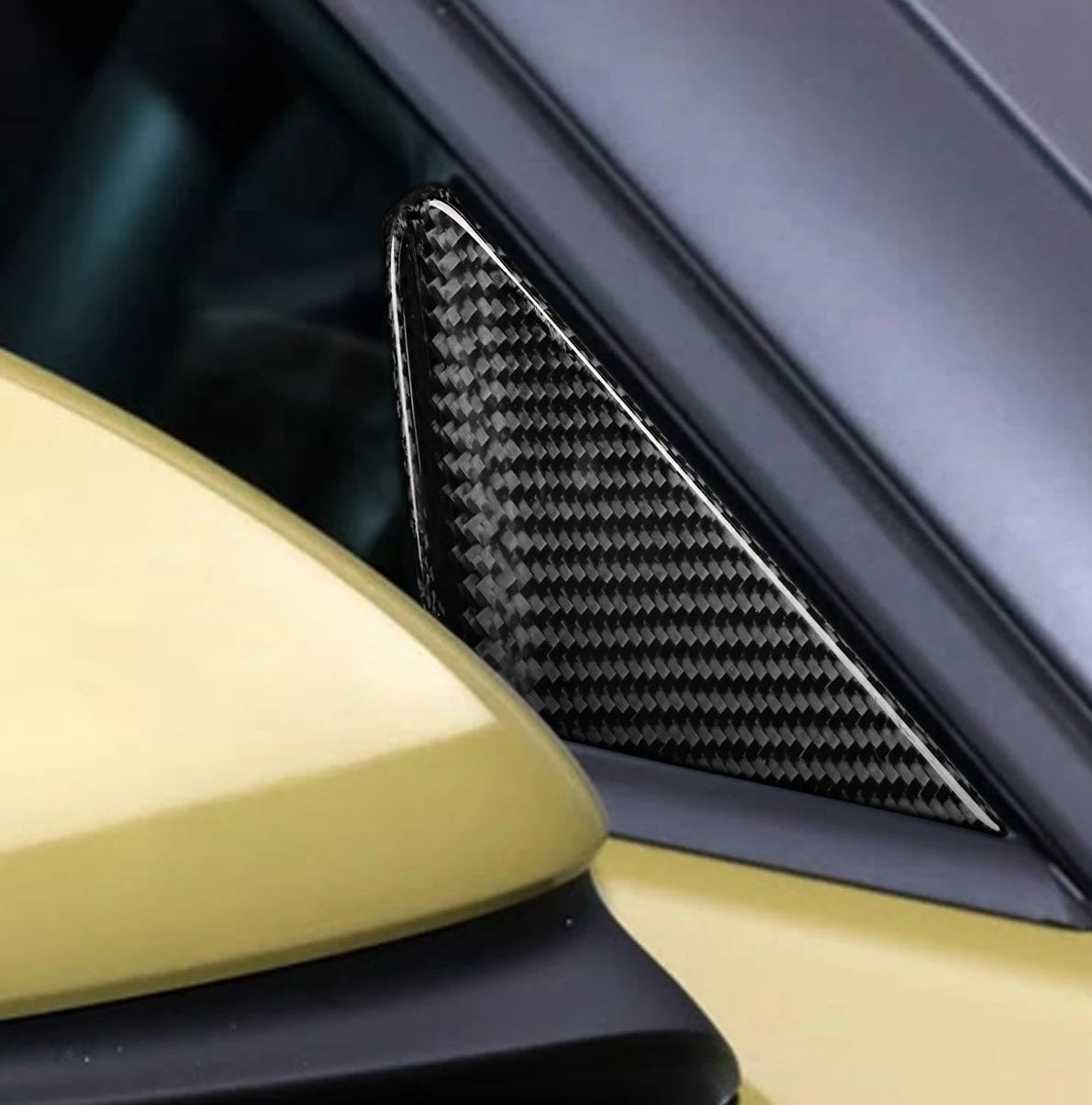 PORSCHE 992 Dry Carbon Fiber A-pillar Trim